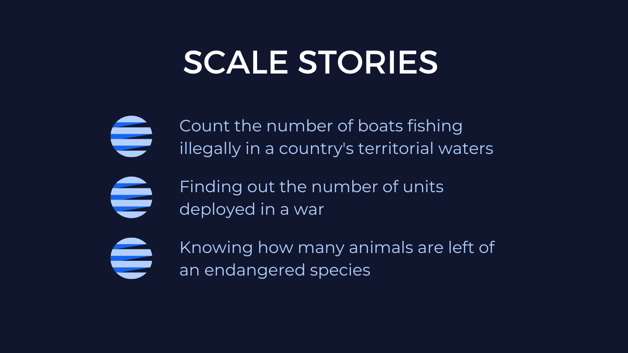 Scale stories.